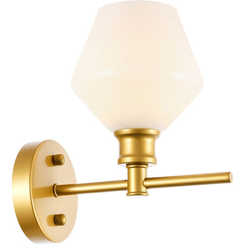 Gene 1 Light 6 inch Brass Wall sconce Wall Light