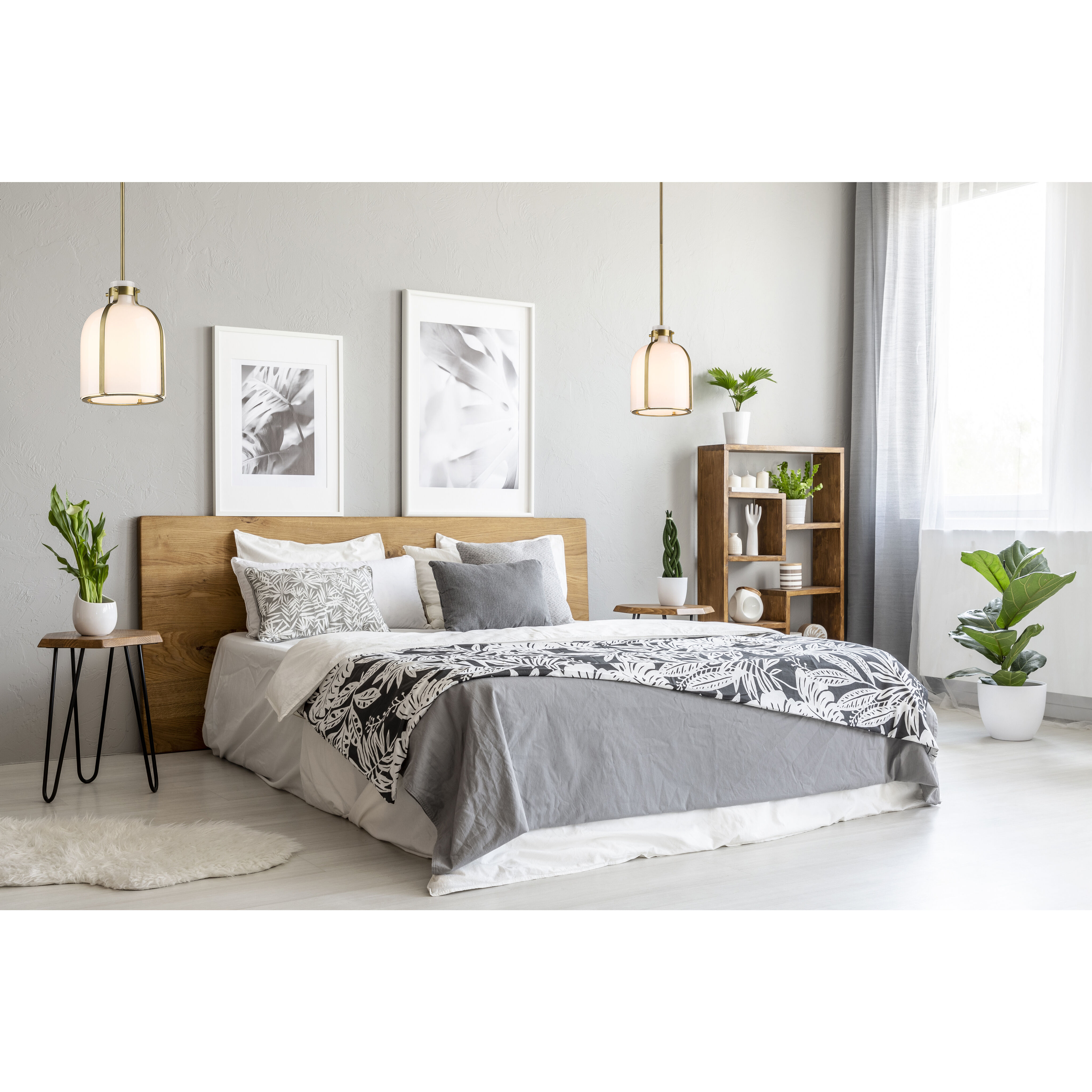 Pearson 1 Light 9.75 inch Rubbed Brass Pendant Ceiling Light in Rubbed Bronze