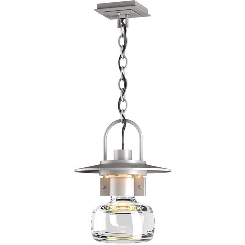 Mason 1 Light 11.3 inch Coastal Burnished Steel Outdoor Ceiling Fixture, Large