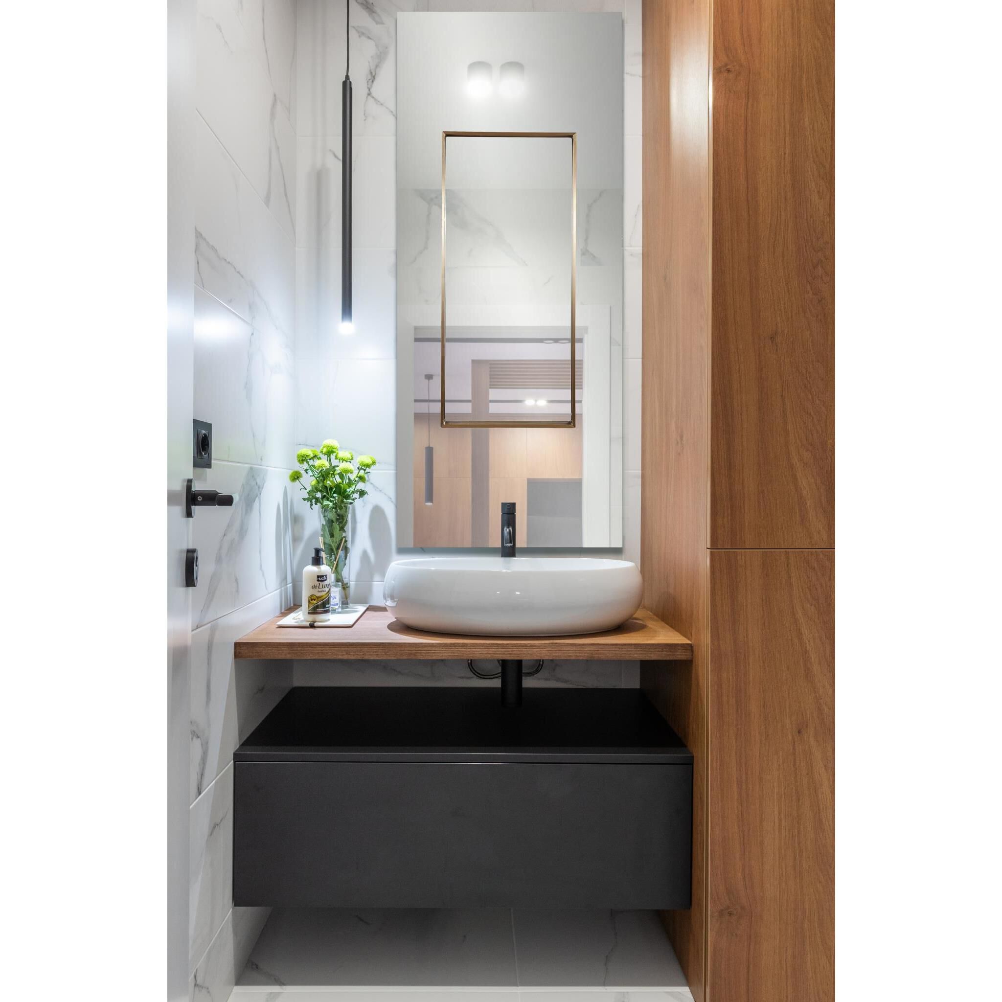 Leonardo 72 X 30 inch Brass Dressing Mirror