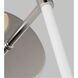 kate spade new york Monroe 1 Light 5 inch Polished Nickel Wall Sconce Wall Light in Polished Nickel / Gloss White
