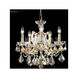 Maria Theresa 5 Light 18 inch Silver Crystal Chandelier Ceiling Light