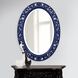 Suzanne 37 X 27 inch Navy Mirror