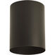 Cylinder 1 Light 5 inch Antique Bronze Outdoor Ceiling Mount Cylinder in Standard Lamping