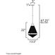 Hargreaves 1 Light 13.5 inch White and Polished Nickel Single Pendant Ceiling Light