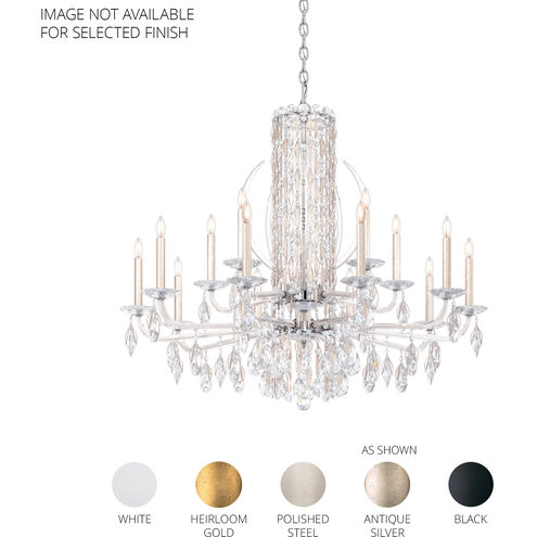 Siena 15 Light Black Chandelier Ceiling Light in Radiance