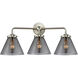 Nouveau Large Cone 3 Light 25.75 inch Bathroom Vanity Light