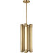 Avroko Capa LED 10 inch Hand Rubbed Antique Brass Pendant Ceiling Light