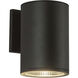 Nordic LED 7 inch Black Exterior Wall Light