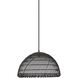 Alora Mood Bondi 1 Light 16.13 inch Matte Black Pendant Ceiling Light