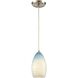 Planetario 1 Light 5 inch Satin Nickel Mini Pendant Ceiling Light