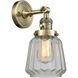 Franklin Restoration Chatham LED 6 inch Antique Brass Sconce Wall Light, Franklin Restoration