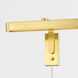 Julissa 12 watt Aged Brass Picture Light Wall Light