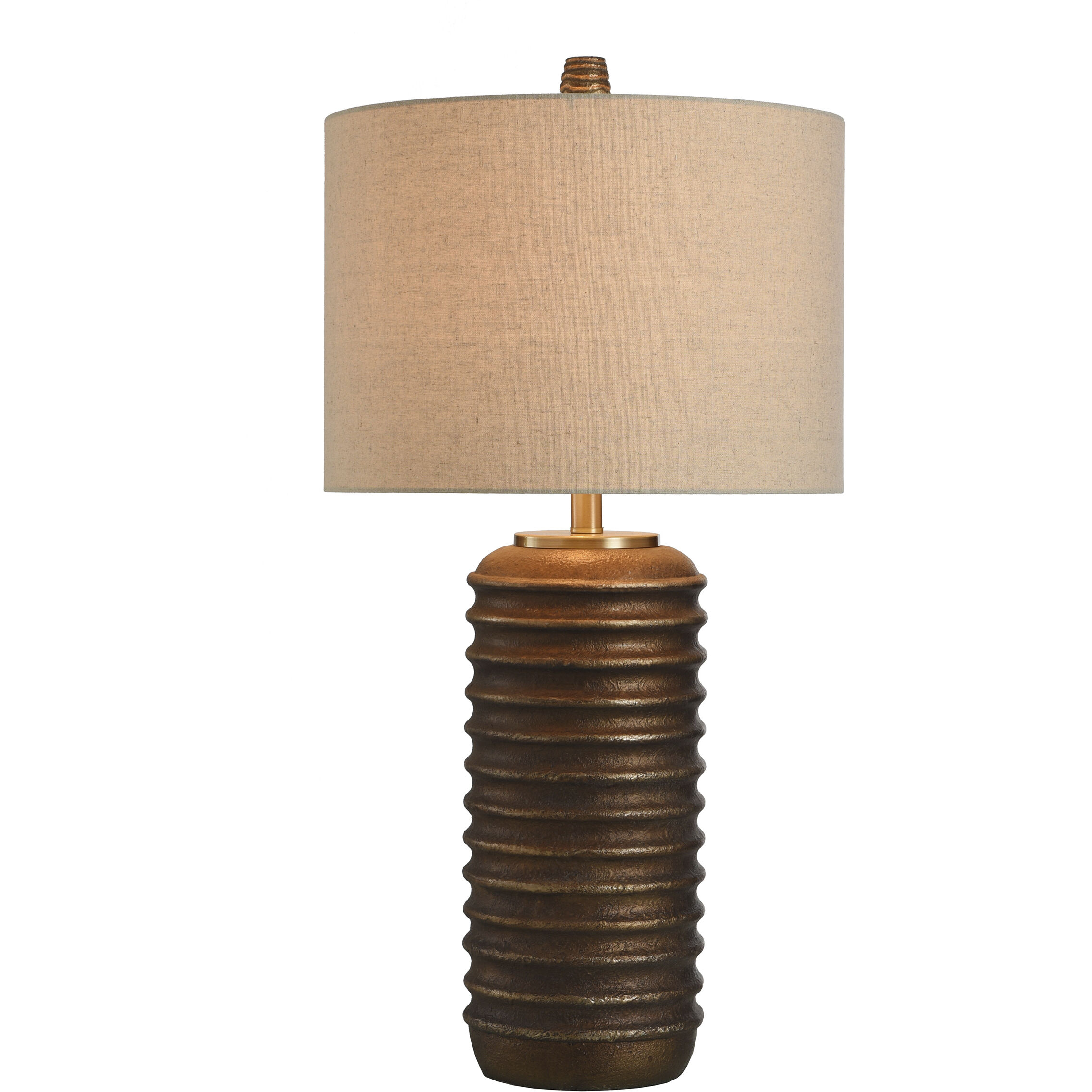 Ella 32 inch 150.00 watt Bronze Oak Table Lamp Portable Light