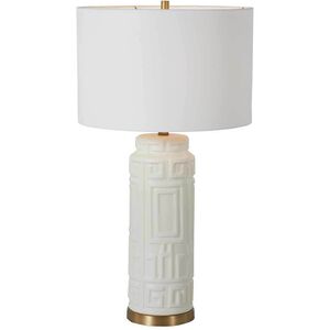 Osmond 31.25 inch Matte Antique Brass Table Lamp Portable Light