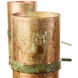 Hill Country 10 Light Antique Green and Copper Patina Chandelier Ceiling Light