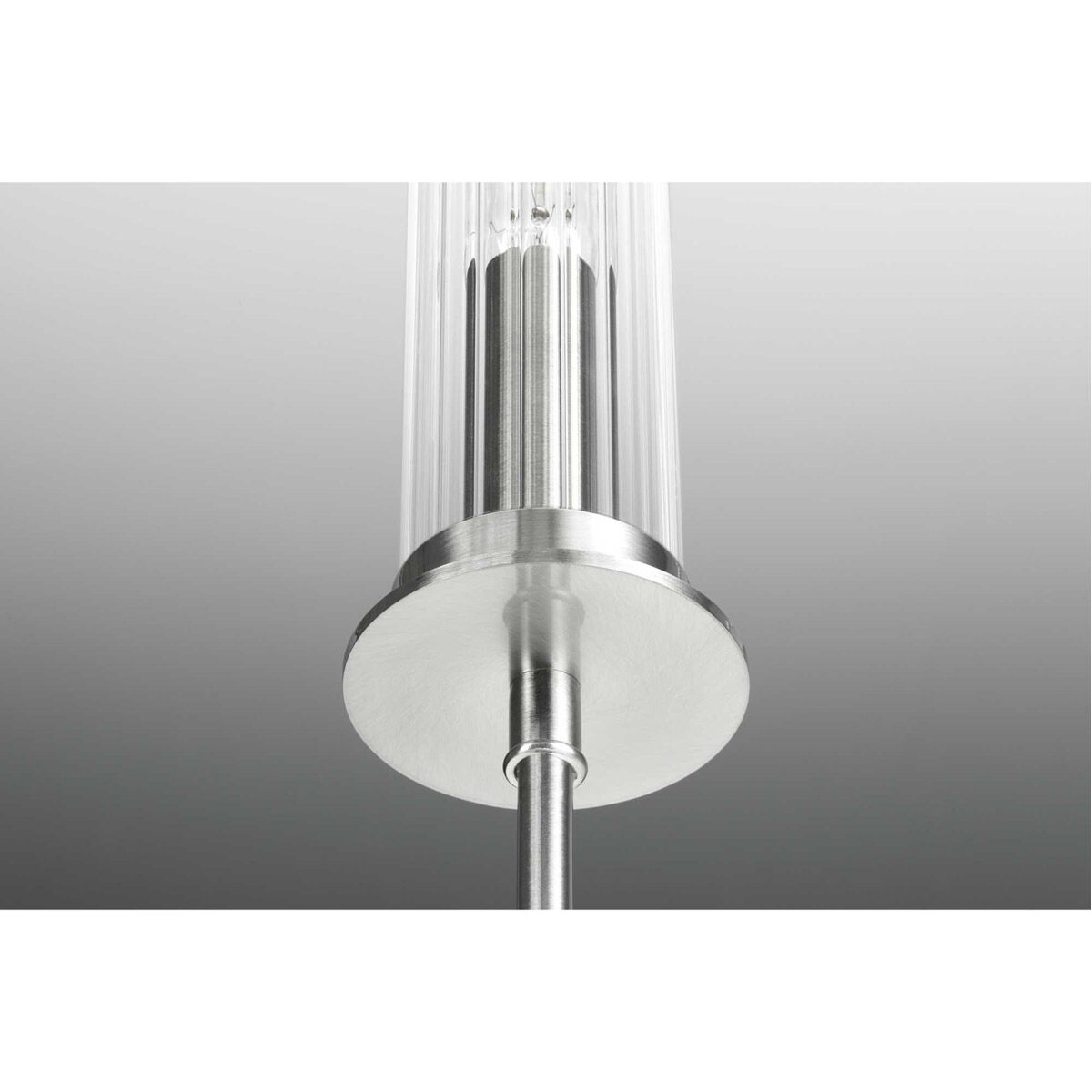 Rainey 3 Light 18 inch Brushed Nickel Semi-Flush Mount Convertible Ceiling Light