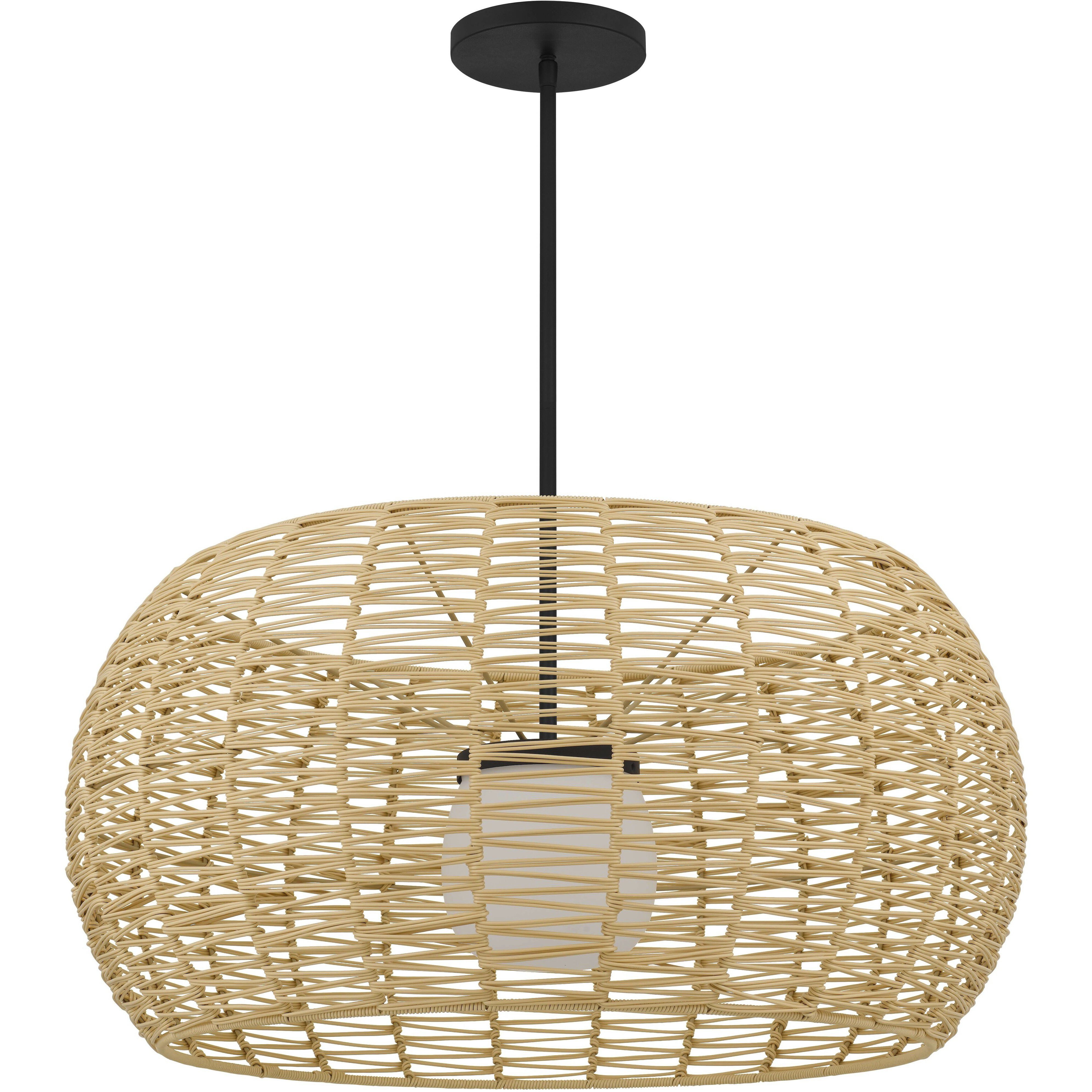 Aruba LED 32 inch Sand Black Outdoor Pendant