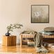 Egret Alighting Neutral and Green and Brown Canvas