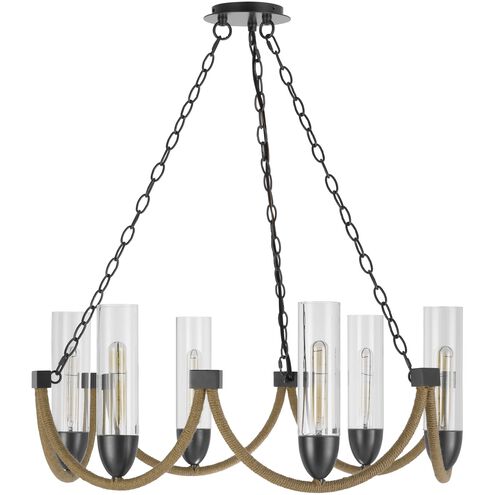 Argyle 6 Light 31.5 inch Dark Bronze Chandelier Ceiling Light