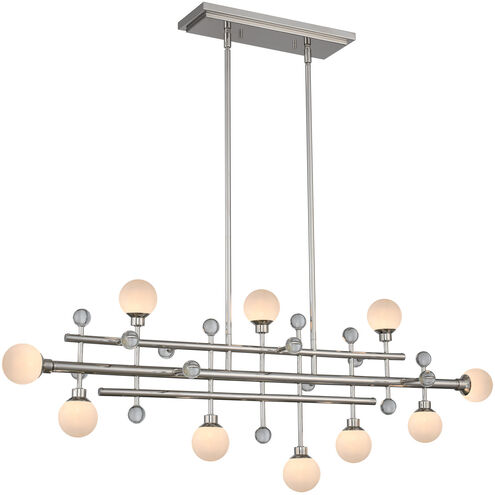 Mercer LED 44 inch Polished Nickel Island Light Ceiling Light