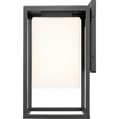 Gladwin 1 Light 10.5 inch Matte Black Exterior Wall Lantern