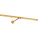 Sean Lavin Modern 13.5 watt Natural Brass Picture Light Wall Light, Integrated LED
