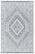 Broadway 87 X 63 inch Light Grey Rug, Rectangle