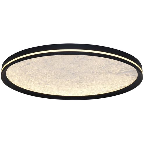 Luna LED 20 inch Black Flush Mount Ceiling Light