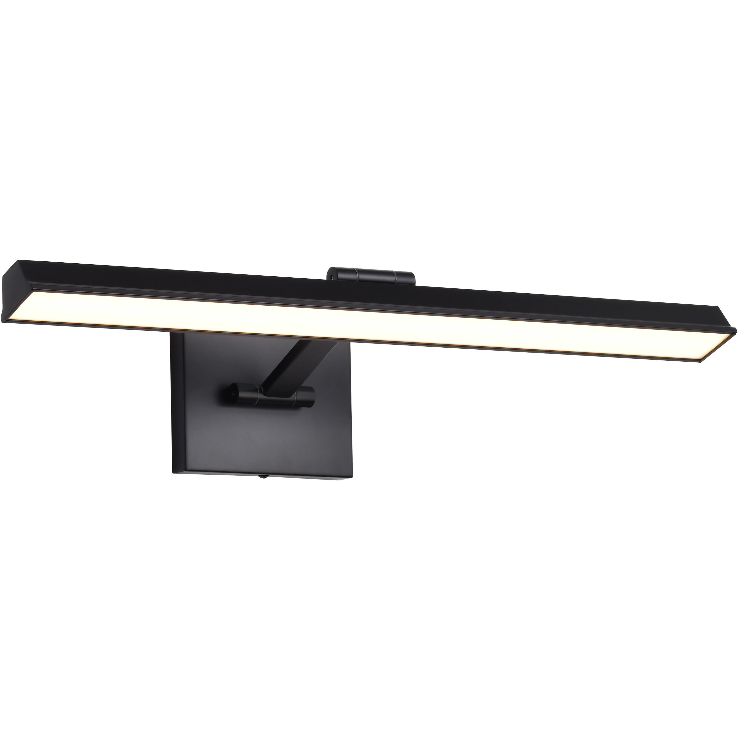 Hazel LED 24 inch Black Vanity Wall Light