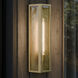 Berens 1 Light 20 inch Natural Brass Outdoor Wall Light