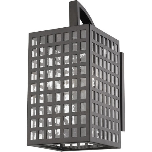 Letzel 3 Light 18 inch Oil-Rubbed Bronze Exterior Wall Mount in Oil Rubbed Bronze