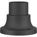 Allison 4.5 inch Textured Black Pier Mount Adapter