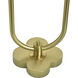 Eloise 36 inch 25 watt Polished Brass Table Lamp Portable Light