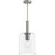 Reines 1 Light 9 inch Brushed Nickel Pendant Ceiling Light