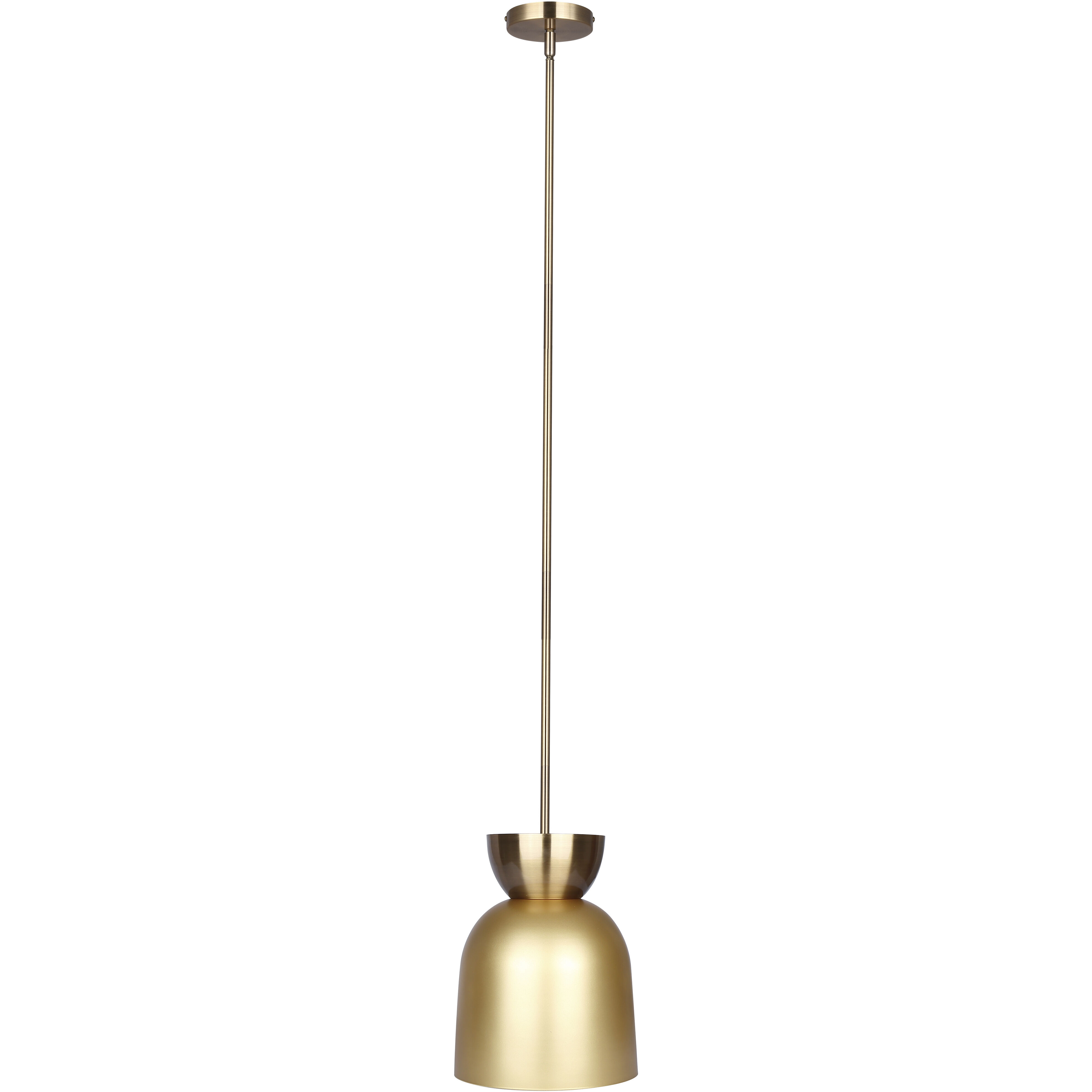 Aurea 1 Light 9 inch Gold Pendant Ceiling Light