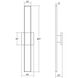 Planes LED 3 inch Satin Black ADA Wall Sconce Wall Light