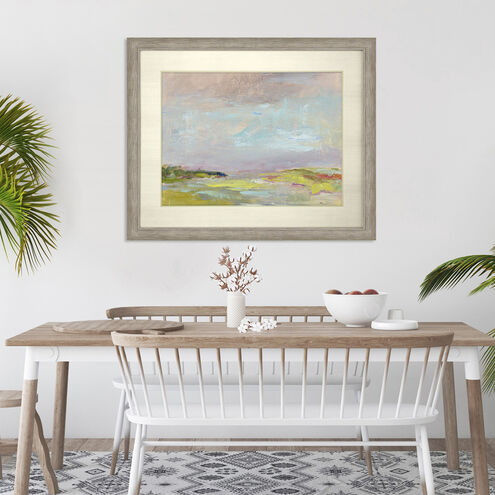 Waterside Pink and Blue and Multi and Turquoise Framed Art