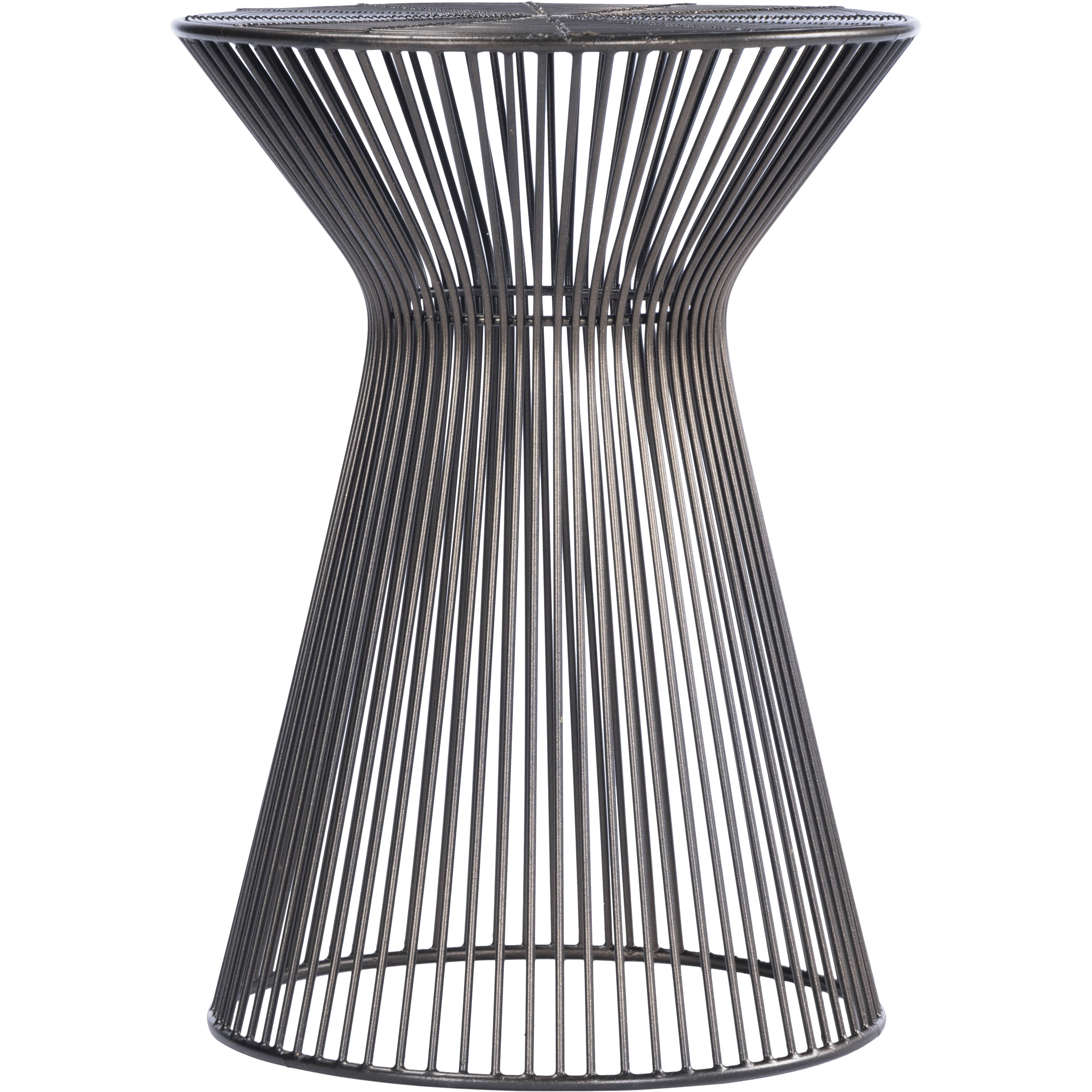 Industrial Chic Greeley Round Metal 18 X 13 inch Metalworks Accent Table