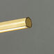 Sean Lavin Modern 17.4 watt Natural Brass Picture Light Wall Light, Integrated LED
