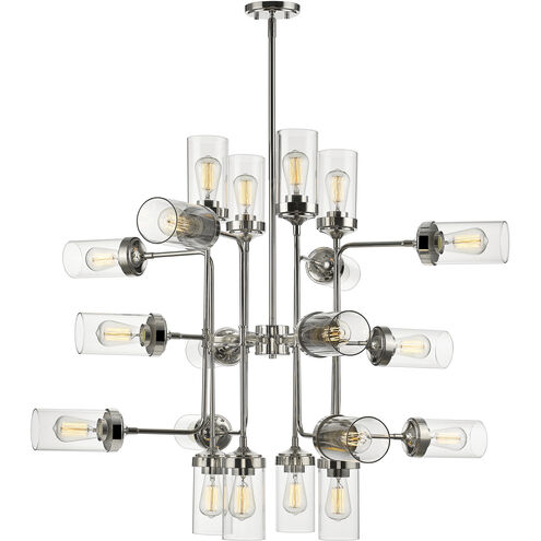 Calliope 20 Light 42 inch Polished Nickel Chandelier Ceiling Light
