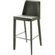 Rosy 41.73 inch Upholstery: Grass Green; Base: Dark Green Bar Stool