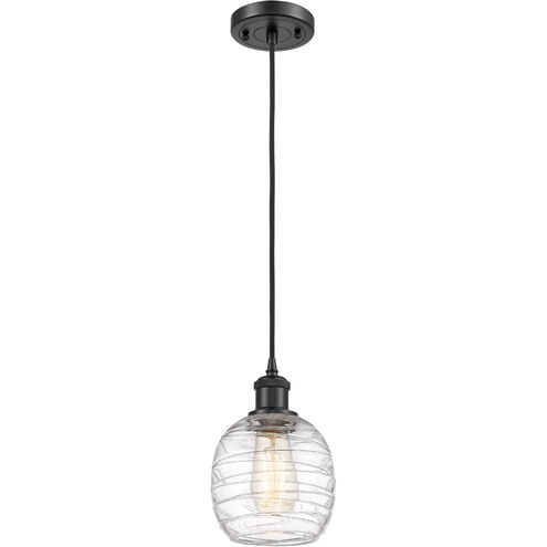 Ballston Belfast LED 6 inch Matte Black Mini Pendant Ceiling Light