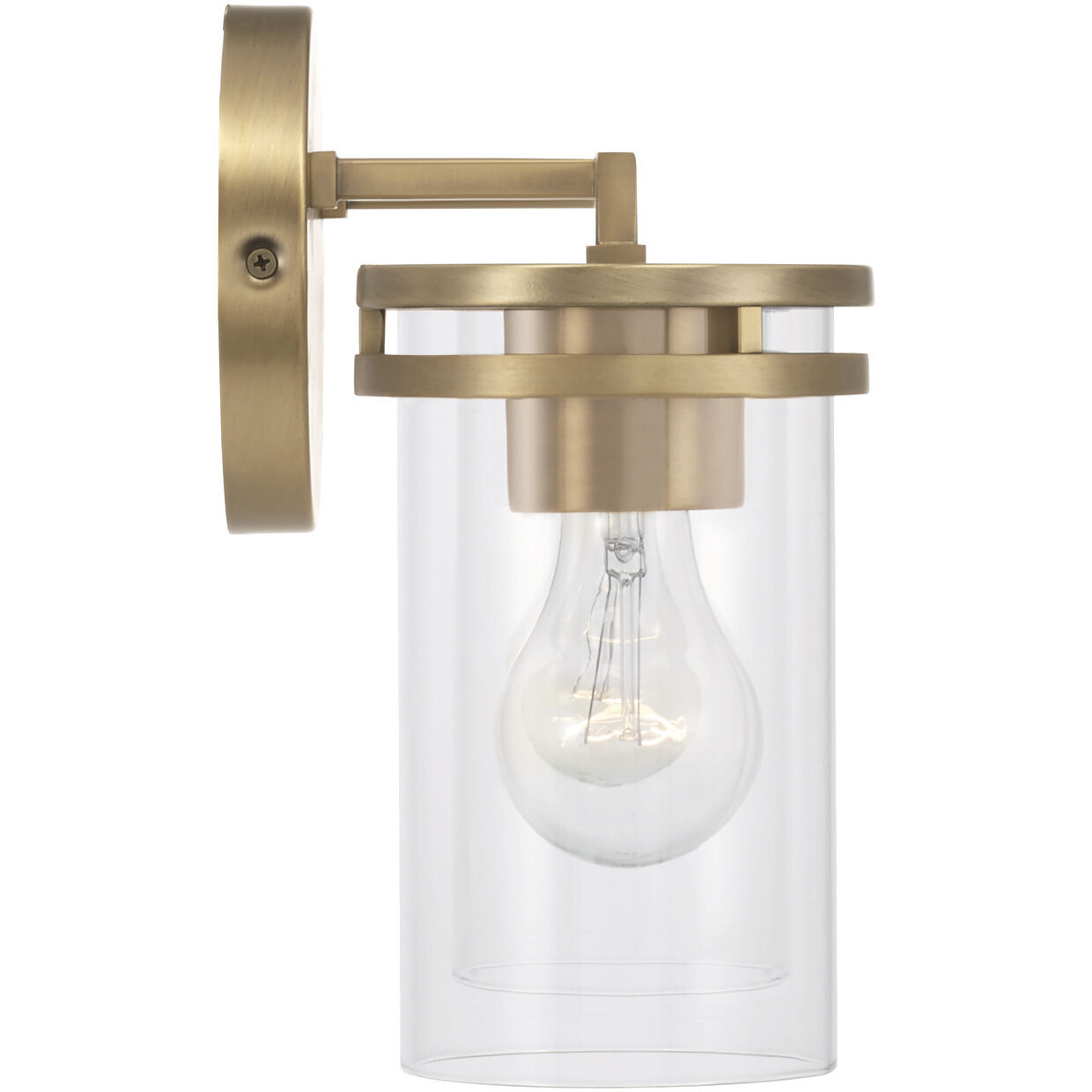Fuller 2 Light 14.25 inch Aged Brass Vanity Light Wall Light