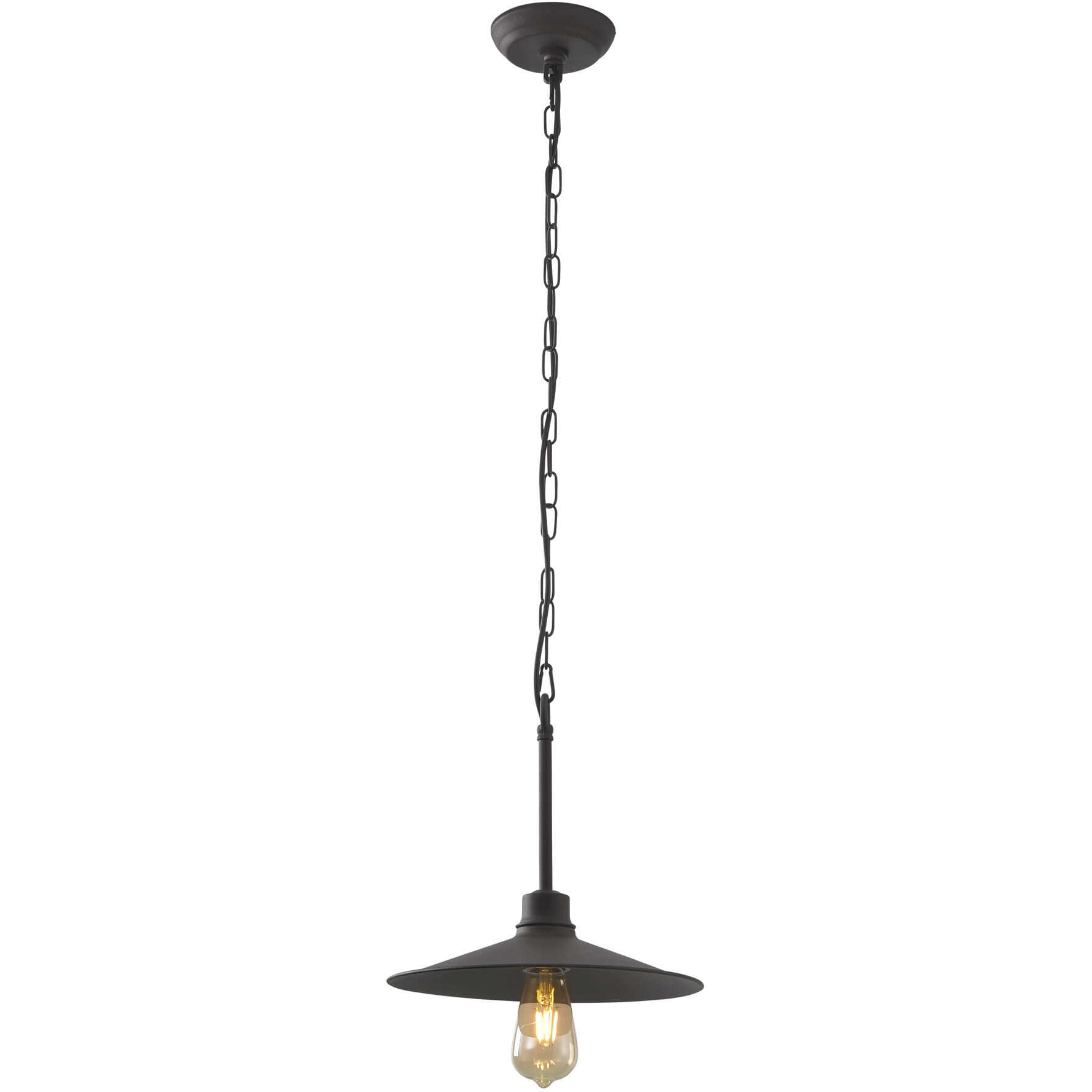 Clayton 1 Light 12 inch Dark Coffee Pendant Ceiling Light