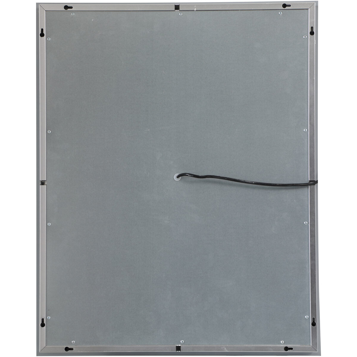 Helios 30 X 24 inch Silver Lighted Wall Mirror