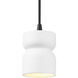 Radiance Collection 1 Light 4 inch Gloss White Pendant Ceiling Light