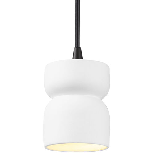 Radiance Collection 1 Light 4 inch Gloss White Pendant Ceiling Light