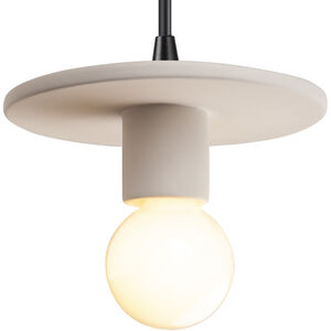 Radiance Collection 1 Light 8 inch Bisque Pendant Ceiling Light