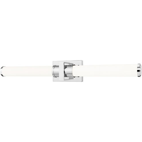 Idris LED 32.5 inch Chrome Bath Vanity Wall Light